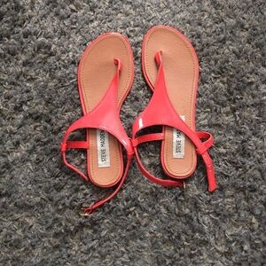 Steve Madden Red Sandals